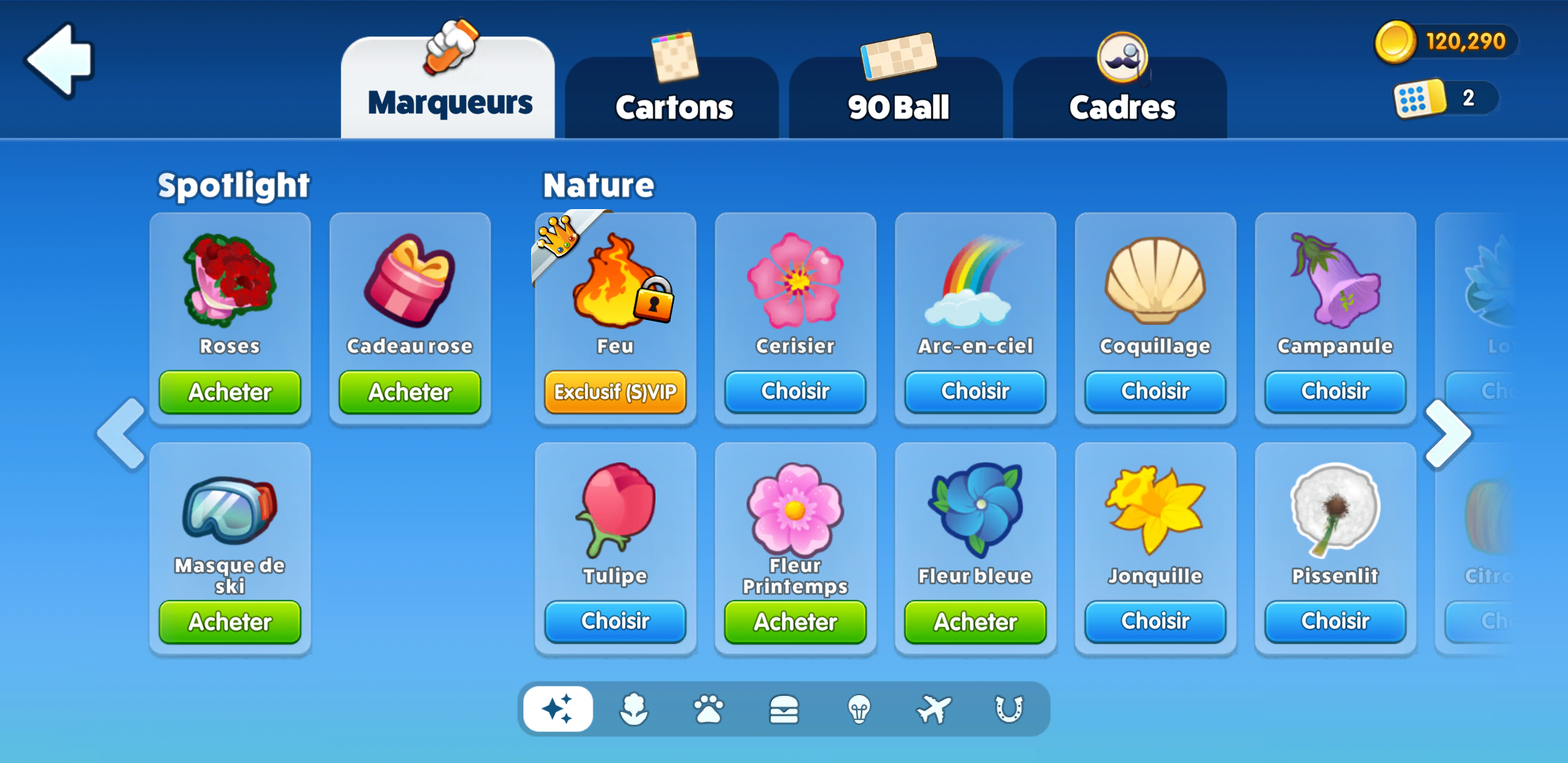 GamePoint Bingo Game Inventory